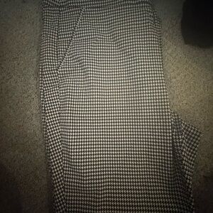 Rafaella Black and White Houndstooth Pants